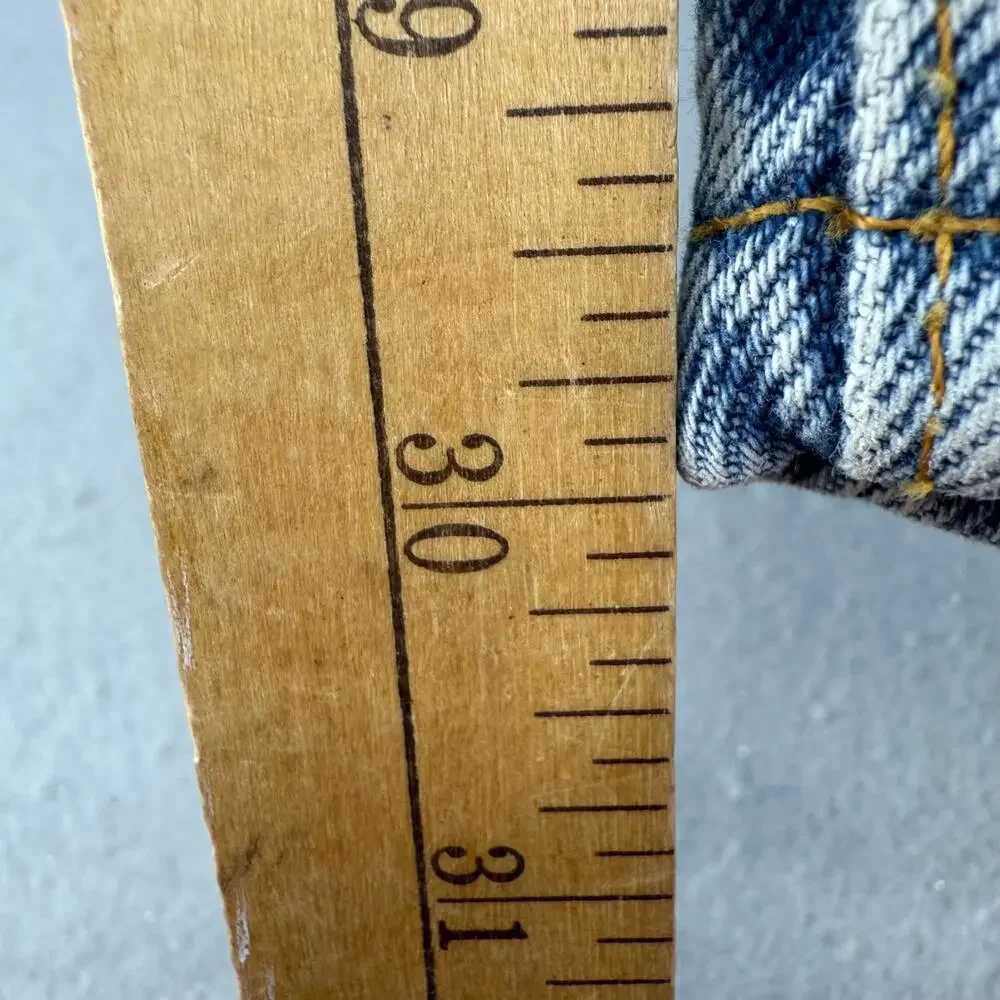 Levi's 522 Jeans Women's 18M  Blue Tapered Fit High Rise Vintage Made in the USA - Picture 11 of 12